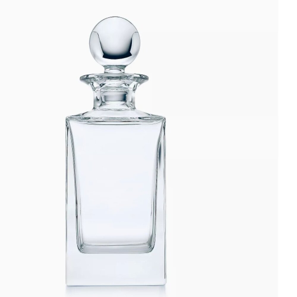 Tiffany Classic Square Decanter in Crystal Glass
